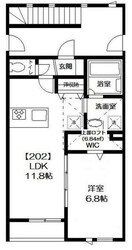 ラシーネ椿の物件間取画像